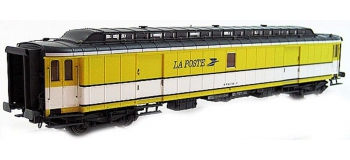 LS MODEL -LSM40417 - Voiture OCEM livrée jaune/blanc, toit gris, logo 