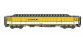 Train électrique :  LS MODEL -LSM40418 - Voiture OCEM livrée jaune/blanc, toit gris, logo 