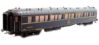 Modélisme ferroviaire : LS MODEL -LSM49142 - Voiture voyageurs WL STU livrée bleu 1956 CIWL