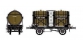 Train électrique : LS MODEL LSM30553 - Wagon bi-foudres sans guérite, brun, NORD 