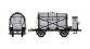 Train électrique :  LS MODEL LSM30557 - Wagon monofoudre avec guérite, gris, 