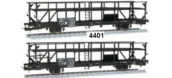 Modélisme ferroviaire : Wagon porte auto GEFCO, SNCF