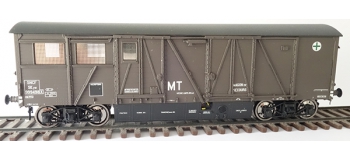 Modélisme ferroviaire : R37-HO43008-a - WSGI couleur brun wagon
