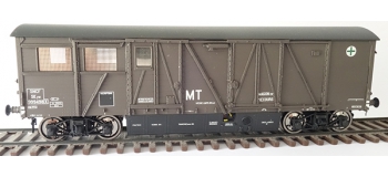 Modélisme ferroviaire : R37-HO43008-a - WSGI couleur brun wagon