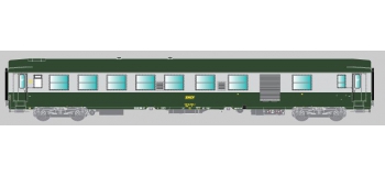 Modélisme ferroviaire : COLLECTION R37- R37-HO42001 - Voiture voyageurs UIC - B5D - Série 1