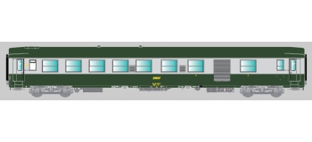 Modélisme ferroviaire : COLLECTION R37- R37-HO42002 - Voiture voyageurs UIC - B5D - Série 1