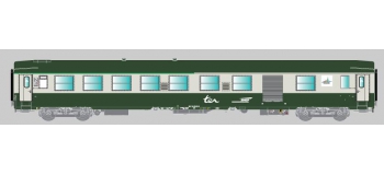 Modélisme ferroviaire : COLLECTION R37- R37-HO42008 - Voiture voyageurs UIC - B5D - Série 1