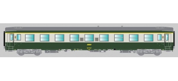 Modélisme ferroviaire : COLLECTION R37- R37-HO420011 - Voiture voyageurs UIC - A9 - Série 1