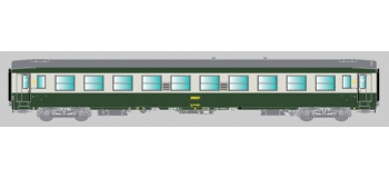 Modélisme ferroviaire : COLLECTION R37- R37-HO420018 - Voiture voyageurs UIC - B10 - Série 1