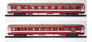 Modélisme ferroviaire : R37-HO420024 - Voiture voyageurs UIC ex Capitole, A7D 51 87 (frein magnétique, portes d'origine) - Gérance : PARIS MASSENA - Région : SUD-OUEST