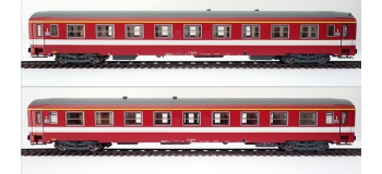 Modélisme ferroviaire : R37- R37-HO420025 - Voiture voyageurs UIC A9 51 87 19-90 348-7 (frein magnétique, portes d'origine) - Gérance : PARIS MASSENA - Région : SUD-OUEST