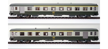 Modélisme ferroviaire : R37- R37-HO420031 - Voiture voyageurs A7D 51 87 81-70 420-1 (portes d'origine, gris béton) - Gérance : PARIS OURCQ - Région : EST