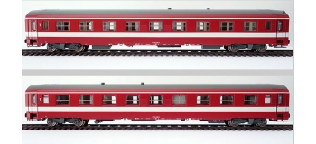 Modélisme ferroviaire : R37- R37-HO420033 - Voiture voyageurs A9 51 87 19-70 397-8 (cadres de baies peints en rouge, portes d'origine) - Gérance : PARIS OURCQ - Région : EST