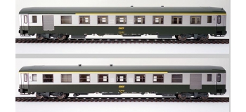 Modélisme ferroviaire : R37- R37-HO42053 - Voiture voyageurs A7D 51 87 81-70 402-9 Est (portes d’origine, gris alu) - Gérance : PARIS OURCQ - Région EST