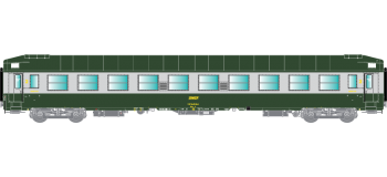 Modélisme ferroviaire : R37 - R37-HO42107 - Voiture voyageurs UIC HO 42107 - B9c9x 51 87 59 70 745-9 - Ep IV Gérance : LE LANDY - Région NORD