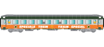 Modélisme ferroviaire : R37 - R37-HO42108 - Voiture voyageurs UIC HO 42108 - B9c9x 51 87 59 70 820-0 - Ep IV Gérance : CALAIS - Région NORD