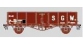 Modélisme ferroviaire : COLLECTION R37-HOP43006C - Coffret de 2 tombereaux TH30 SGW Ep. IV  El 882-3 + El 068-9