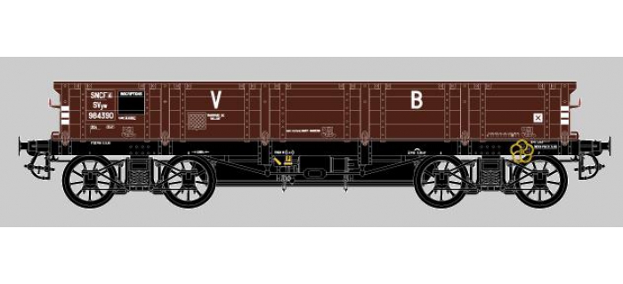 Modélisme ferroviaire : COLLECTION R37- R37-HO43006-c Wagon de la voie à bogies à 30t	