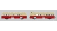 Collection R37-HO41008S - Autorail XBD 5637 et remorque XRBD 9235 version à faces ondulées, DCC, dépôt de Bourges (rouge crème origine) Ep IIIb