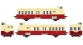 Modélisme ferroviaire : R37 Collection R37-HO41011S - Autorail X BD 5657 version à faces ondulées, DCC, dépôt d'Agen (rouge crème) Ep IIIc 
