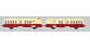 Modélisme ferroviaire : Collection R37-HO41013S - X BD 5660 et remorque XR BD 9210 version à faces ondulées, DCC, dépôt de toulouse (rouge crème) Ep IIIc
