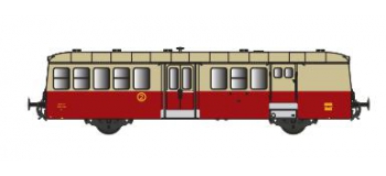 Modélisme ferroviaire : COLLECTION R37 ; R37-HO41017RS Remorque XR BD 9210 DCC (rouge crème) Ep IIIc 