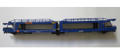 DEP-EL6022 - Wagon porte autos SITFA, bleu - Electrotren