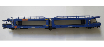 DEP-EL6022 - Wagon porte autos SITFA, bleu - Electrotren