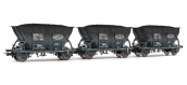 electrotren el0907 Coffret 3 wagons trémie EF 30 SNCF vieillis avec chargement de charbon