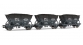 electrotren el0907 Coffret 3 wagons trémie EF 30 SNCF vieillis avec chargement de charbon