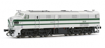electrotren EL2400D Locomotive Diesel 1608, DC Digital, RENFE