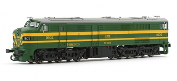 electrotren EL2411S Locomotive Diesel 1602, Verte et Jaune, RENFE