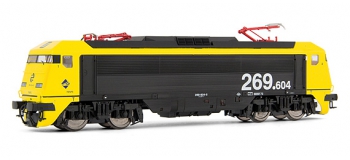 electrotren EL2693 Locomotive Electrique 269.604, Jaune et Gris, Largo Recorrido