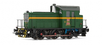 EL3802 LOCOMOTIVE DIESEL RENFE 303.131 VERTE ET JAUNE