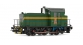 EL3802 LOCOMOTIVE DIESEL RENFE 303.131 VERTE ET JAUNE