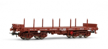 modelisme ferroviaire electrotren EL5163 Wagon plat, type Rmms, avec 8 ranchers