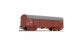 Modélisme ferroviaire : LILIPUT - LP235603 Wagon couvert brun baché à bogies livrée UIC
