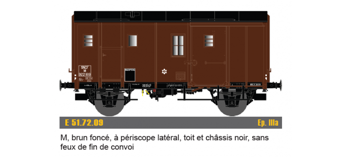 EPM517209 fourgon Trains Miniatures