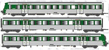 Train électrique : EURO PASSION MODELS EPM 41.39.10 - Rame réversible régionale RRR Auvergne