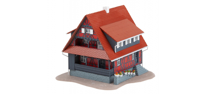 Lot De 2 Grandes Maisons à Colombage FALLER HO, Maquettes Montées, B 914, Occasion