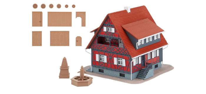 Découpage d'une maison à colombages