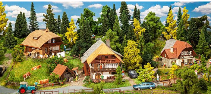 FALLER N 232325 – Moulin à Grains De La Forêt Noire (Öhlermühle) – Kit Voie N