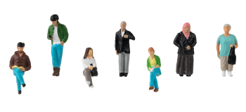 F151635 - Personnes qui attendent - Faller