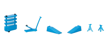 F180982 - Chevalet de levage avec piles-supports - Faller