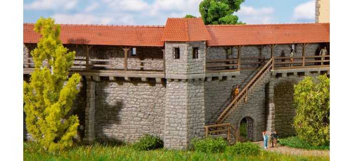 Faller Tour De La Vieille Ville Avec Mur – échelle N (1/160) – Réf. 232171