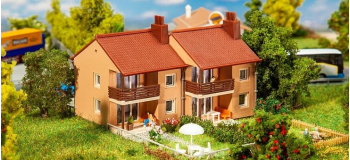 F232546 - Maison double rangée - Faller