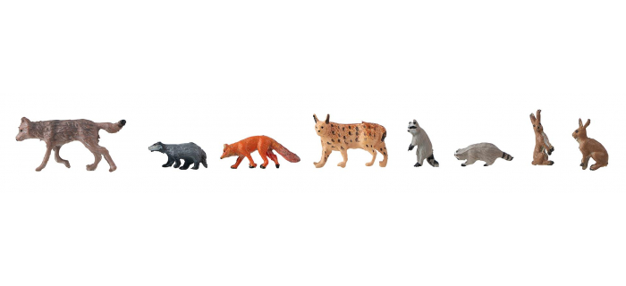 FIGURINES LES ANIMAUX DE LA FORÊT