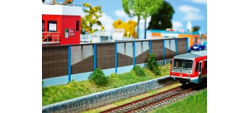 Maquette FALLER F180422 - Paroi mur anti bruit en bois 