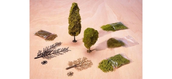 Train électrique : FALLER F181100 - Arbres Peupliers en kit