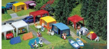 F130504 - Jeu de tentes de camping - Faller